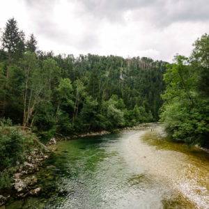 River near lake Bled