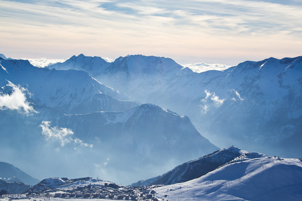Alpe D'huez landscape mountains