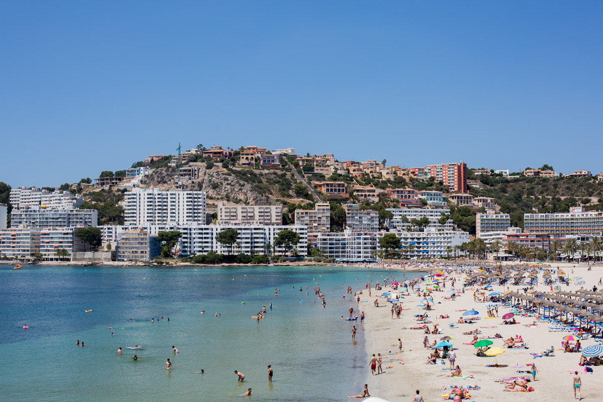 Beach at Santa Del Ponsa, Majorca